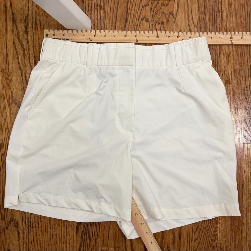Nike White Elastic Waistband Athletic Shorts - Picture 3 of 7